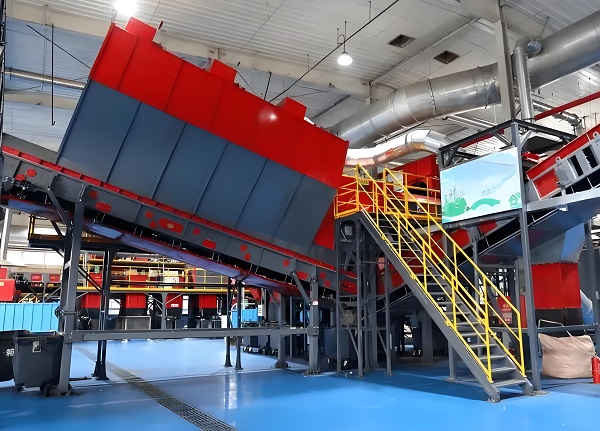 Shanghai domestic waste screening system