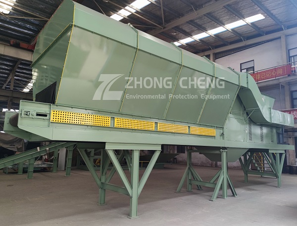 Municipal solid waste screening equipment