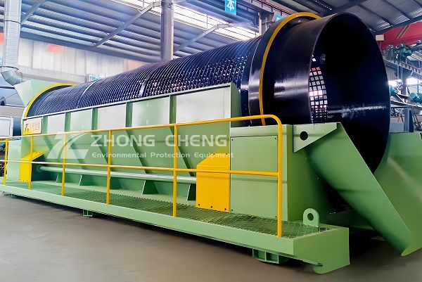Municipal solid waste screening equipment