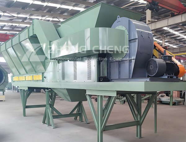 Outdated waste screening machine