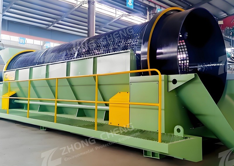 Construction waste screening equipment