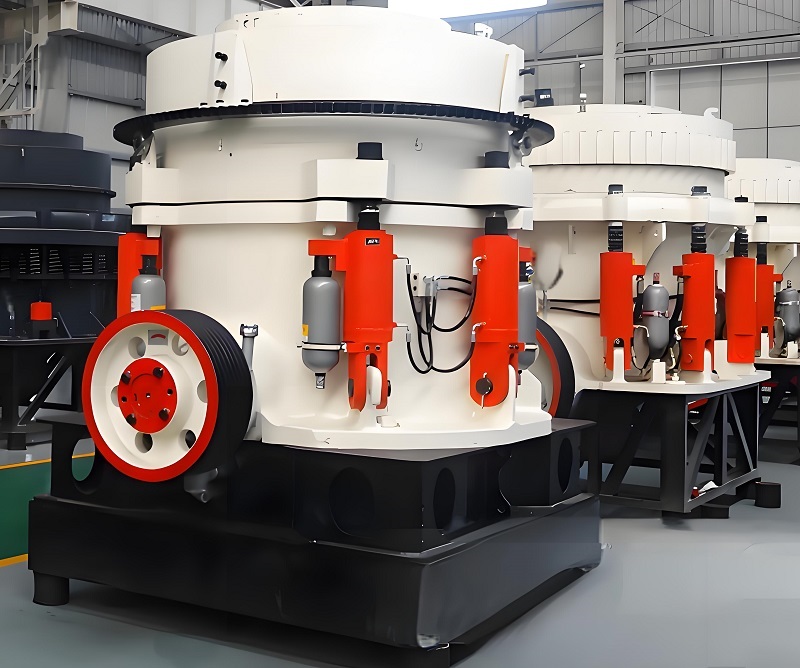 Double-cylinder cone crusher