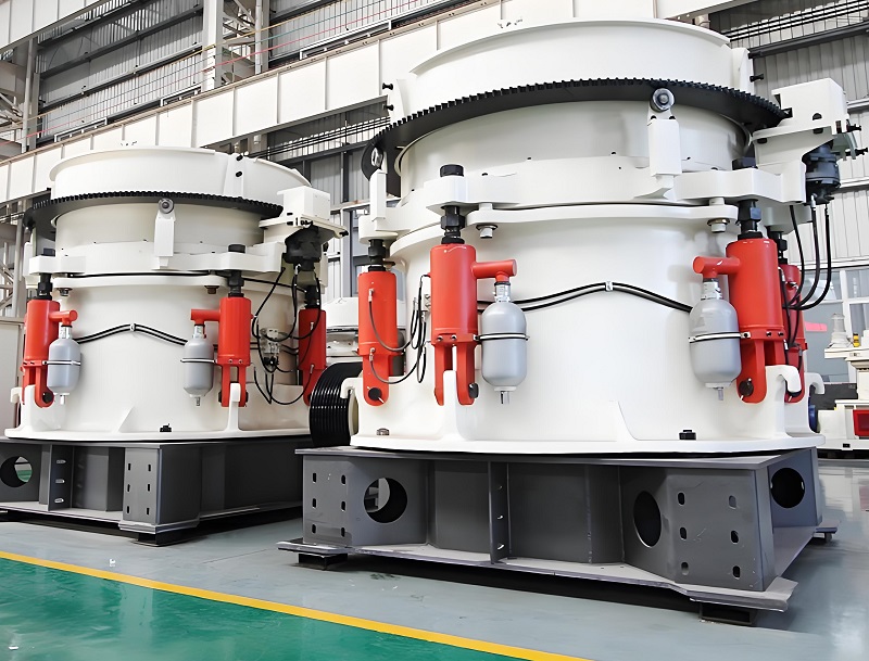 Double-cylinder cone crusher
