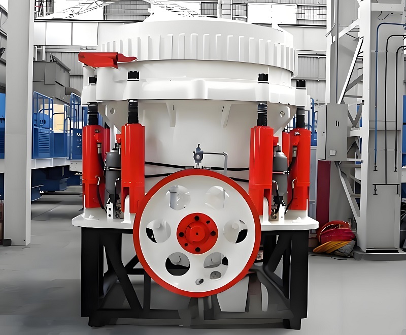 Double-cylinder cone crusher