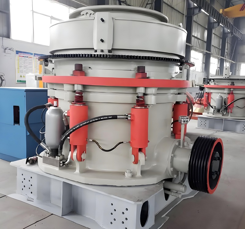Double-cylinder cone crusher