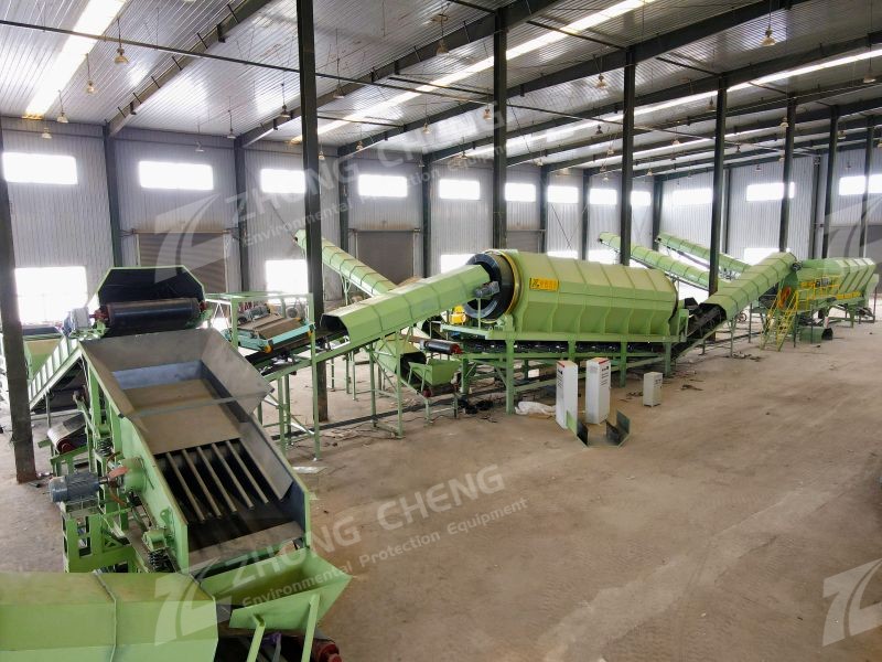 Old waste screening equipment Old waste screening equipment