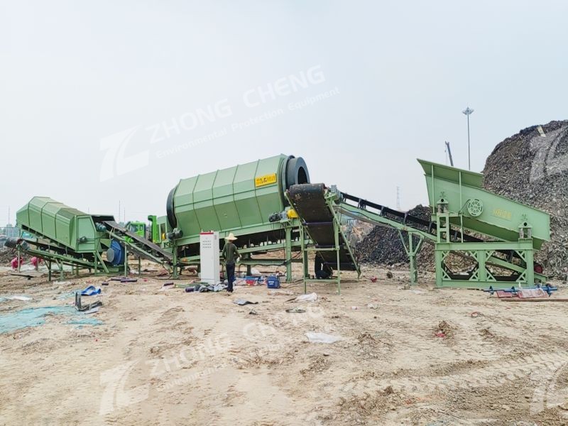Old waste screening equipment Old waste screening equipment