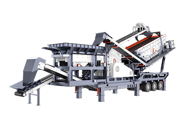 Mobile heavy hammer crusher plant
