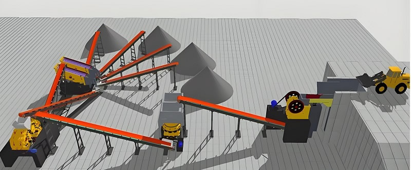250-400tph Sand making plant
